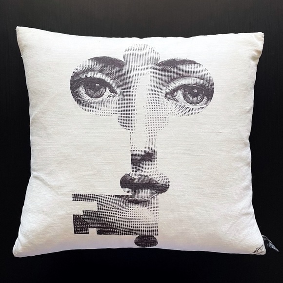 Fornasetti Other - 💥SOLD💥 FORNASETTI $225 White Key Throw Pillow